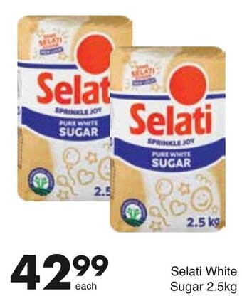 Save Selati White Sugar 2.5kg offer