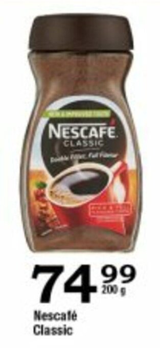 Oxford Freshmarket Nescafé Classic 200g offer