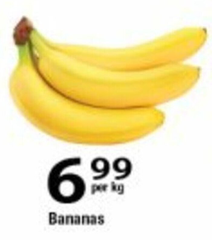 Bananas per kg offer at Oxford Freshmarket