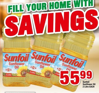 OK Foods Sunfoil Sunflower Oil 2 Litre each offer