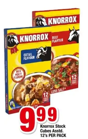 OK Foods Knorrox Stock Cuber Asstd 12's per pack offer
