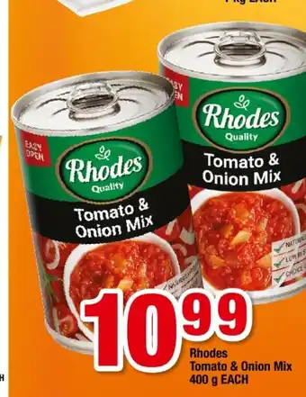 OK Foods Rhodes Tomato & Onion Mix 400g each offer