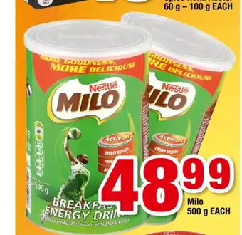 Milo 500g each