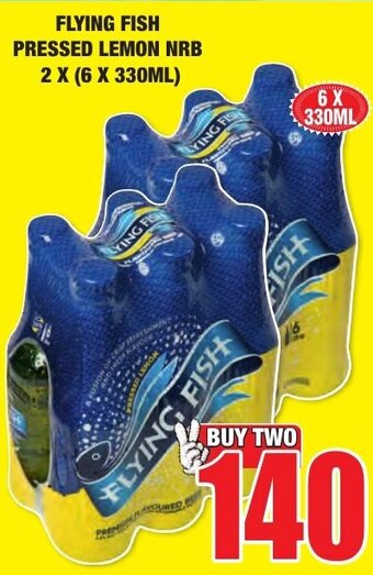 Boxer Liquors Flying Fish Pressed Lemon NRB 2 x 6 x 330ml offer