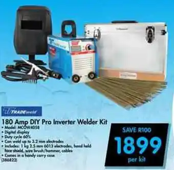 Makro DIY Pro Inverter Welder kit 180 Amp offer