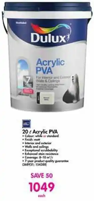 Makro Dulux Acrylic PVA offer