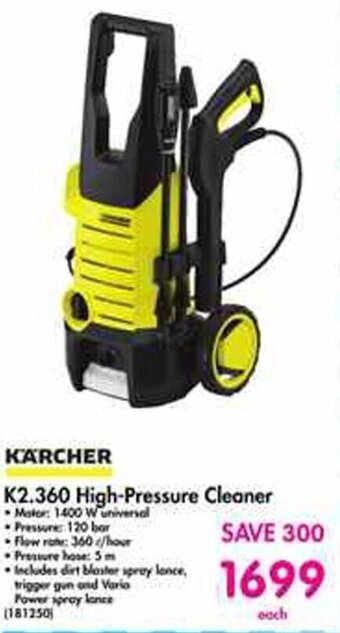 Makro Kärcher K2,360 High-Pressure Cleaner offer