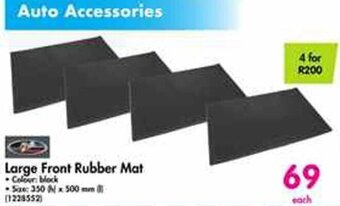 Makro Large Front Rubber Mat offer