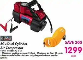 Makro Dual Cylinder Air Compressor 50L offer