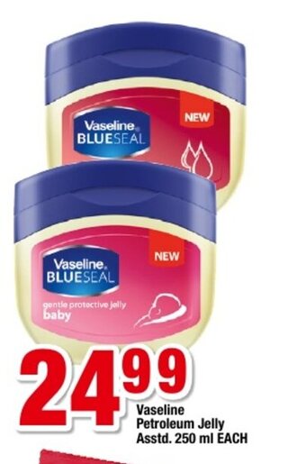 OK Foods Vaseline Petroleum Jelly Asstd 250ml each offer