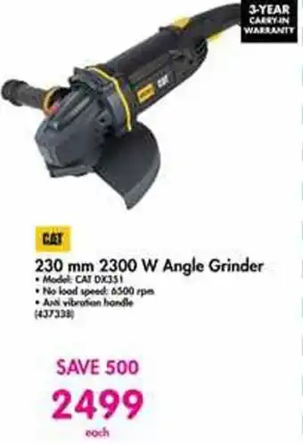 Makro Cat Angle Grinder 230mm 2300W offer
