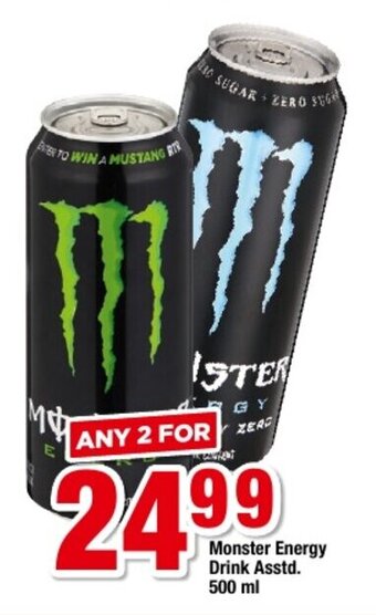 OK Foods Monster Energy Drink Asstd 500ml offer