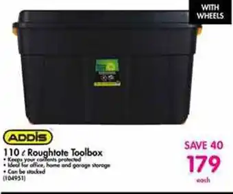 Makro Addis Roughtote Toobox 110L offer