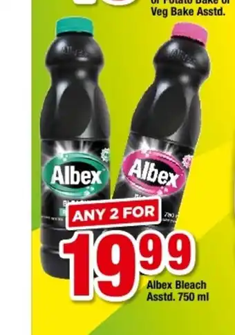 Albex Bleach Asstd 750ml