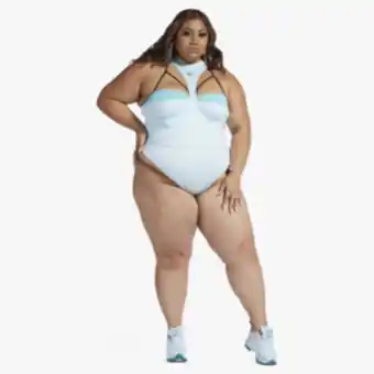 Sportscene Reebok x cardi b women's blue bodysuit (plus size) offer