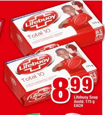 OK Foods Lifebouy Soap Asstd 175g each offer