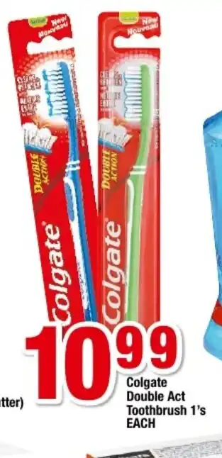 OK Foods Colgate Double Act Toothbrush 1's each offer