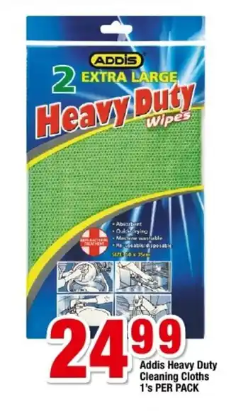 OK Foods Addis Heavy Duty Cleaning Cloths 1's per pack offer