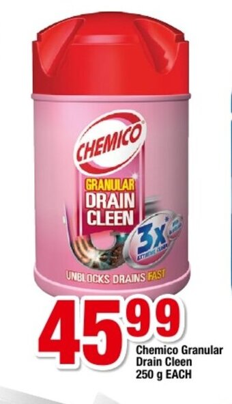 OK Foods Chemico Granular Drain Cleen 250g each offer