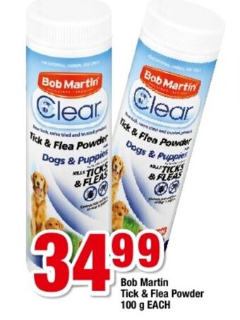 OK Foods Bob Martin Tick & Flea Powder 100g each offer