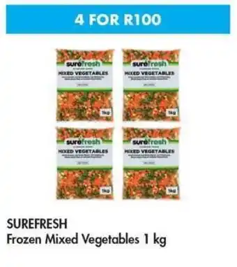 Makro SUREFRESH Frozen Mixed Vegetables 4 x 1kg offer