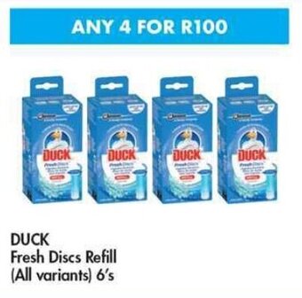 Makro DUCK Fresh Discs Refill all variants 4 x 6's offer