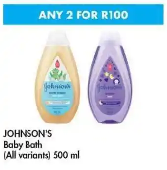 Makro JOHNSON'S Baby Bath all variants 2 x 500ml offer