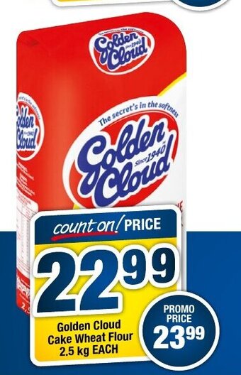 OK Foods Golden Cloud Cake Wheat Flour 2.5kg each offer
