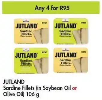 Makro JUTLAND Sardine Fillets ( in Soybean Oil or Olive Oil) 4 x 106g offer