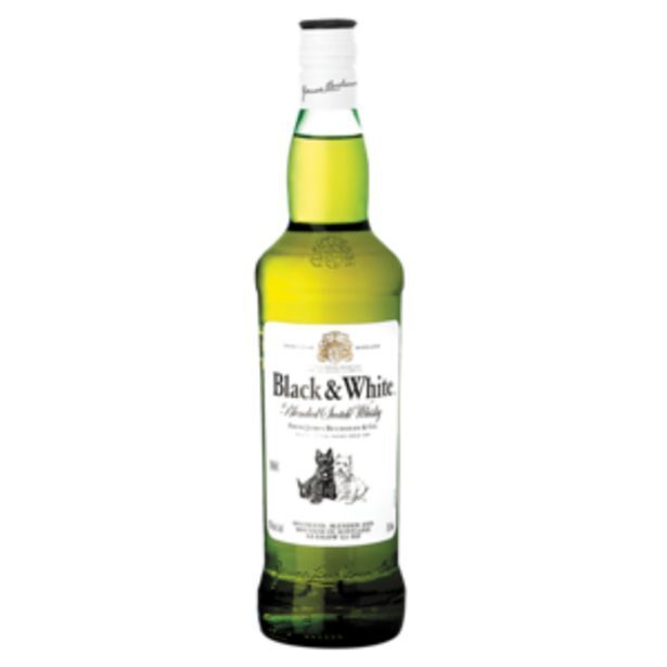 Black & white blended scotch whisky bottle 750ml offer at Shoprite Liquor