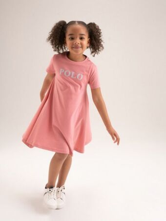 Polo Girls printed ss dress offer