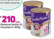 Game Pediasure vanilla or chocolate 3+-850g each offer