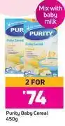 Game Purity baby cereal-for 2 x 450g offer