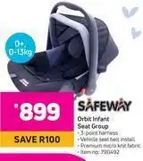 Game Safeway orbit infant seat group offer