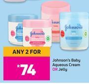 Game Johnson's baby aqueous cream or jelly-for 2 offer