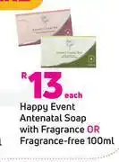 Game Happy event antenatal soap with fragrance or fragrance free-100ml each offer