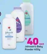 Game Johnson's baby powder-400g each offer