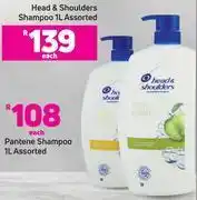 Game Head & shoulders shampoo assorted-1ltr each offer