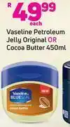 Game Vaseline petroleum jelly (original or cocoa butter)-450ml offer