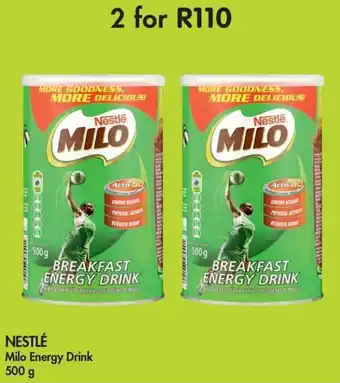 Makro NESTLÉ Milo Energy Drink 2 x 500g offer