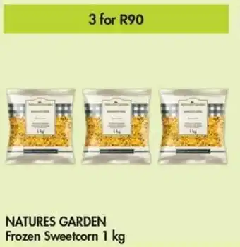 Makro NATURES GARDEN Frozen Sweetcorn 3 x 1kg offer