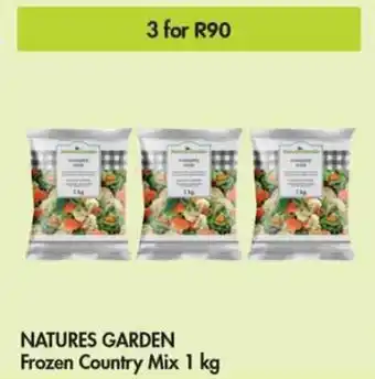 Makro NATURES GARDEN Frozen Country Mix 3 x 1kg offer