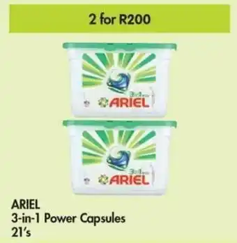 Makro ARIEL 3-in-1 Power Capsules 2 x 21's offer