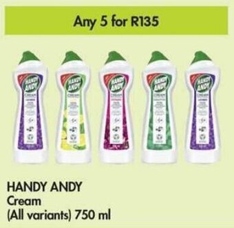 Makro HANDY ANDY Cream all variants 5 x 750ml offer