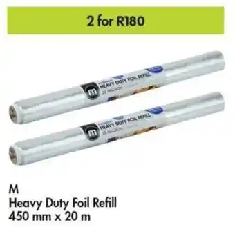 Makro M Heavy Duty Foil Refill 2 x 450mm x 20m offer