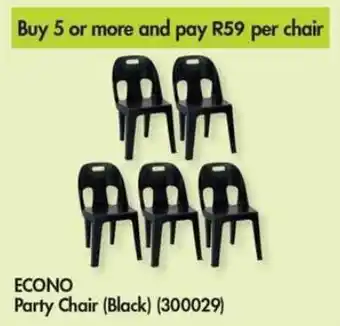 Makro ECONO Party Chair black offer