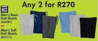 Makro Men's Basic / Soft Knit Shorts 2's offer