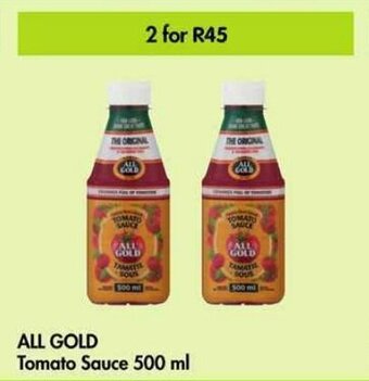 Makro ALL GOLD Tomato Sauce 2 x 500ml offer