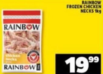 Shoprite Rainbow Frozen Chicken Necks 1kg offer