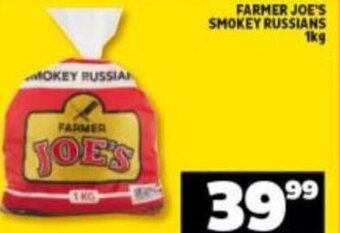 Shoprite Farmer Joe's Smokey Russians 1kg offer